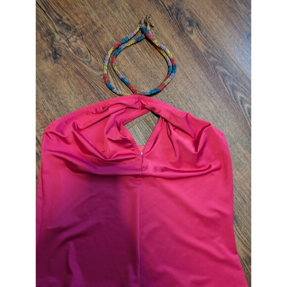 Veronica Beard Akeeva Top Fuchsia Pink Halter 0 EUC $348 - Picture 6 of 7